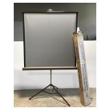 Vintage like-new Da-Lite projector screen w/ box