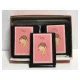 Handcrafted Tally bridge cards