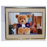 Framed Teddy bear photo