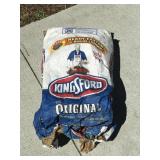 Kingsford charcoal grill briquettes, some used