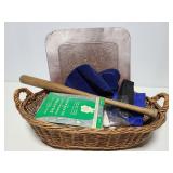 Basket of assorted goodies