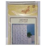 New old stock shower curtain