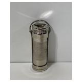 Small vintage metal match holder