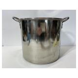 Large stainless steel stock pot