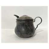 Small metal antique creamer/sugar pot