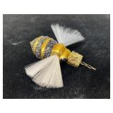 Small glass bumblebee ornament