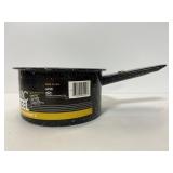 New 1.5 quart double boiler graniteware pot