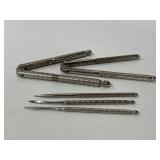 Lot of 5 metal nut cracking tools