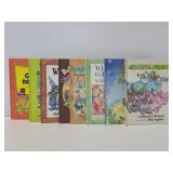 Eight vintage childrens books