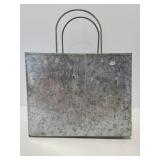 Metal basket with handles