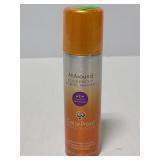 Color proof travel size hairspray