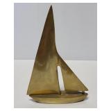Brass sailboat