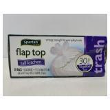 Spartan flap top tall kitchen bags, new