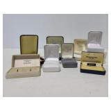 Collection of jewelry boxes, empty