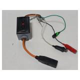 Outlet with cords attached