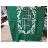 Handmade crocheted throw blanket