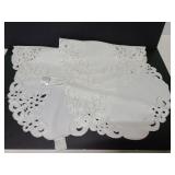 Set of four round placemats