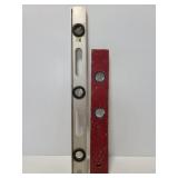 Metal and wood levels