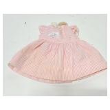 Original pink striped Chatty Cathy doll dress