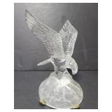 Clear glass eagle figure