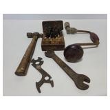 Antique tool collection