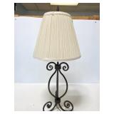Wrought iron lamp