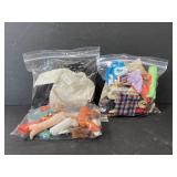 Lot of 3 bags vintage Barbie doll clothing