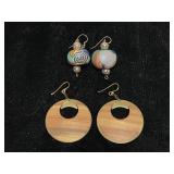 Two pairs of Southwest inspired earrings