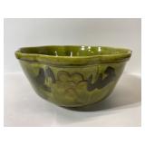 Vintage Los Angeles potteries large green bowl