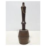 Wooden ball in cup game handle, no ball