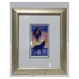 Spirit of the Wolf Native American print - signed