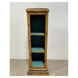 Vintage bamboo 3-shelf plant stand