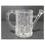 Small cut glass watering can