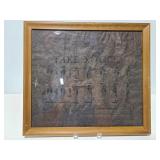 Replica Notice to join troops framed