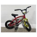 Vintage red rampage dirt racer kids bike