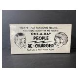 Vintage one-a-day people re-charger