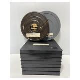 Lot of vintage home movie film reels