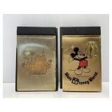 Lot of 2 vintage Disneyland notepads