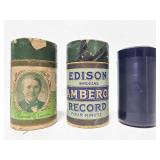 Three Edison photograph records