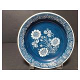 Signed and painted decorative plate