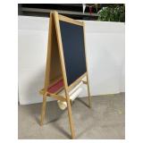 Double sided Ikea black/white board art easel