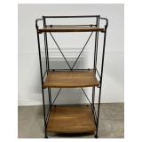 Small wrought iron bakers rack