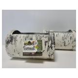 Two Surreal faux birch planters