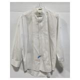 Custom tailored white tuxedo shirt