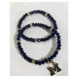 University of Michigan spirit stretchy bracelets