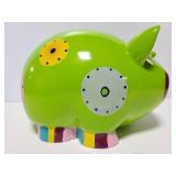 HomeGoods large green piggy bank