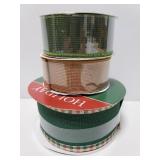 Earth tone ribbon trio