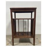 Vintage record/magazine side table project piece