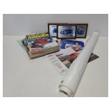 Vintage Hot Rod magazines, plaques, and more