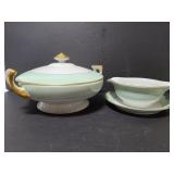 Crafstman Heirloom china mint/gold pieces